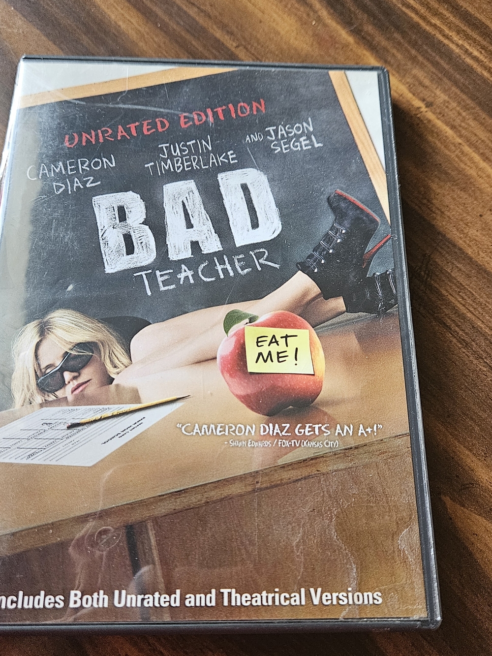 Bad Teacher DVD - Unrated Edition (Black, Red, White)